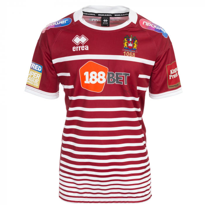 2017 Signed Home Match Shirt - Joe Bretherton