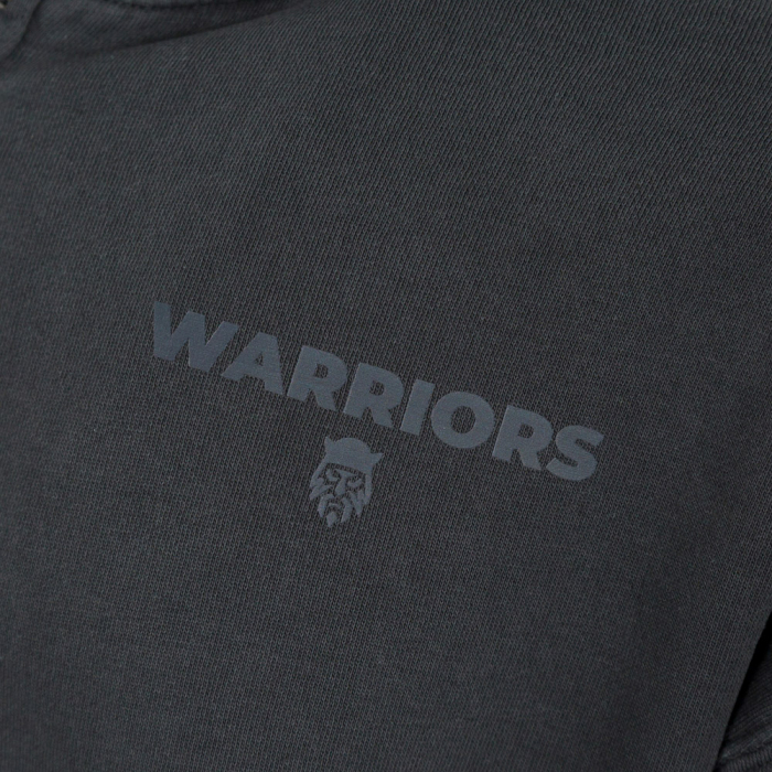 WARRIORS OVERSIZED BLACKOUT FULL ZIP HOODY