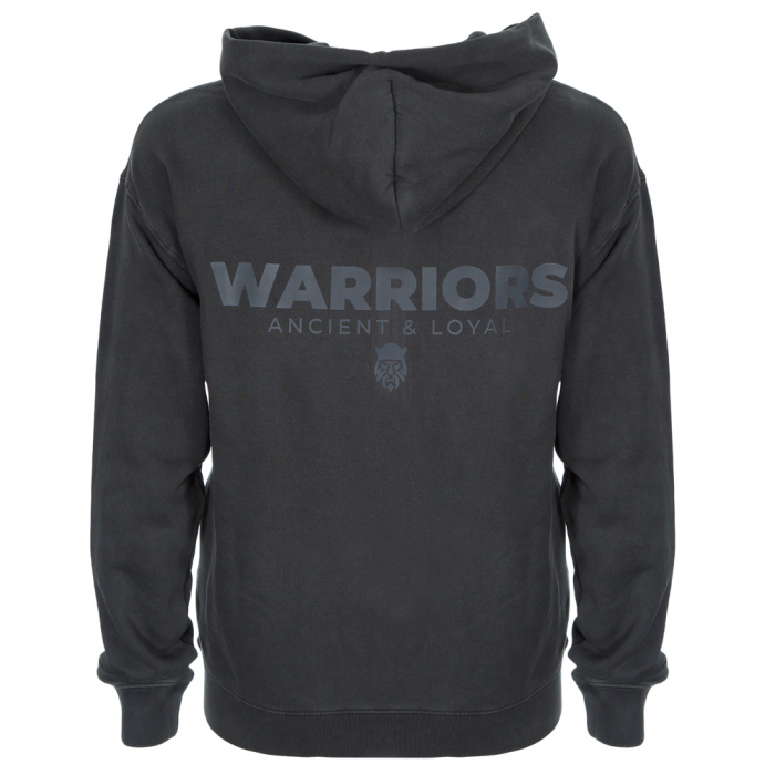 WARRIORS OVERSIZED BLACKOUT FULL ZIP HOODY