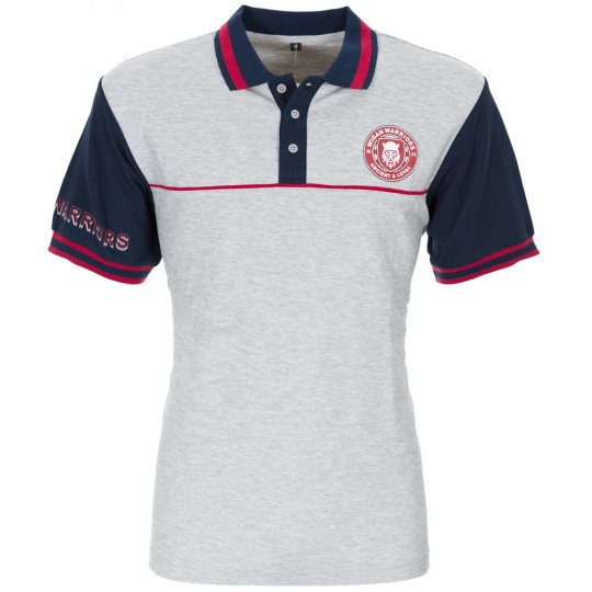 WARRIORS CONTRAST SLEEVE POLO