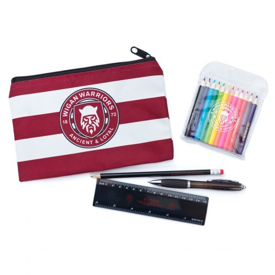 WARRIORS STATIONARY SET WITH CRAYONS