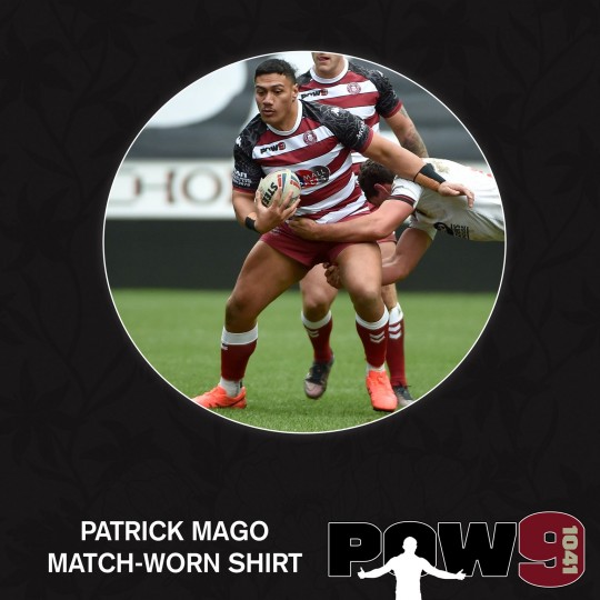 PATRICK MAGO MATCH WORN SHIRT 