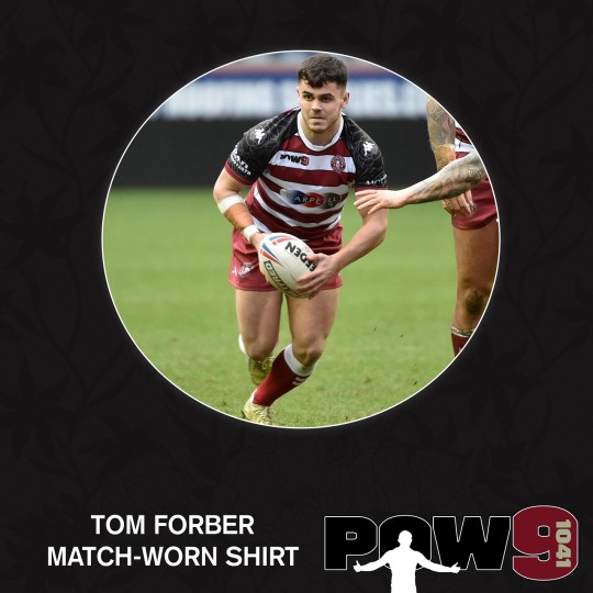 TOM FORBER MATCH WORN SHIRT 