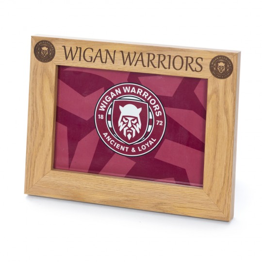 WARRIORS WOODEN PHOTO FRAME LANDSCAPE