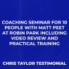 Coaching Seminar with Matt Peet for 10 people