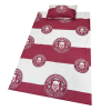 WARRIORS STRIPE AND CREST SINGLE DUVET 