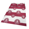 WARRIORS STRIPE AND CREST DOUBLE DUVET 