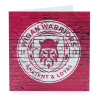 WARRIORS RED CREST CARD