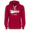 WARRIORS ADULT APPLIQUE OVERHEAD HOODY 