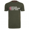 SCROLL TEXT T-SHIRT KHAKI