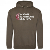 SCROLL TEXT HOODIE KHAKI