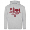 WOMENS ALL FOUR WINNERS HOODIE GREY