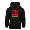 KINGS OF RUGBY XMAS YOUTH HOODIE BLACK