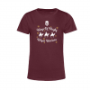 KINGS OF RUGBY WOMENS CHRISTMAS TEE BURGUNDY 