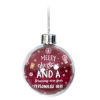 PERSONALISED MERRY CHRISTMAS BAUBLE 