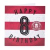 WARRIORS BIRTHDAY CARD AGE 8