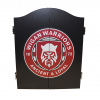 WARRIORS DART BOARD CABINET