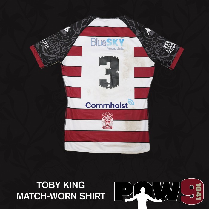 TOBY KING MATCH WORN SHIRT 