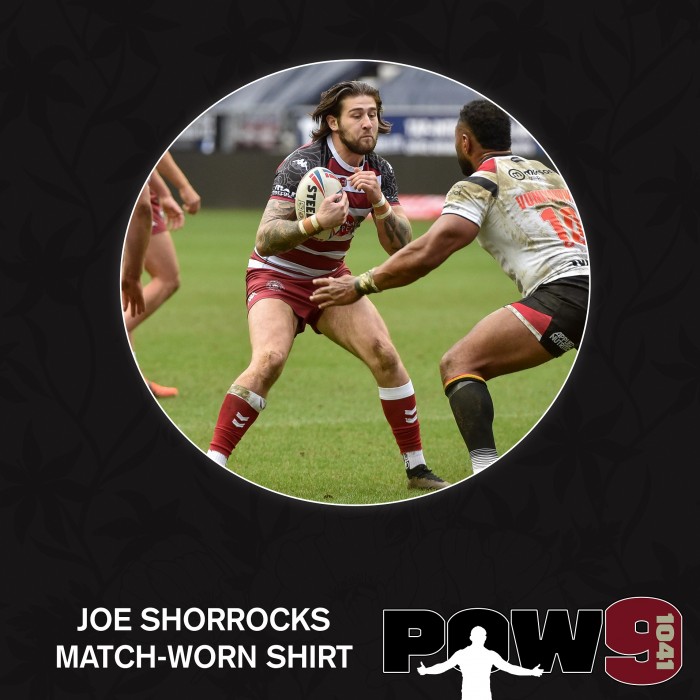 JOE SHORROCKS MATCH WORN SHIRT 