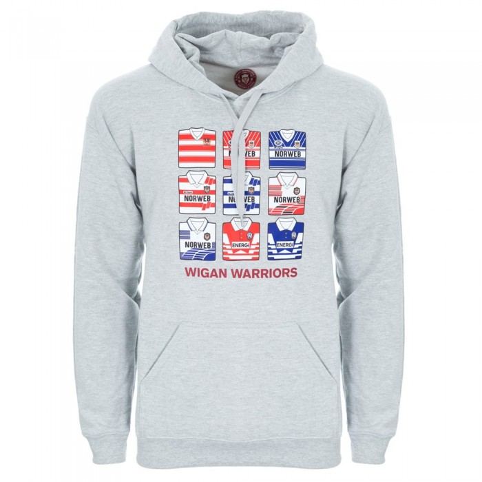 WARRIORS RETRO PRINT HOODY