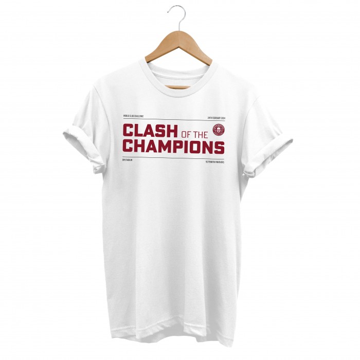 WCC WHITE CLASH OF THE CHAMPIONS T-SHIRT