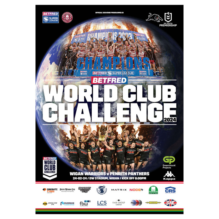 BETFRED WORLD CLUB CHALLENGE PROGRAMME