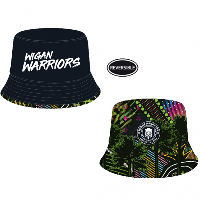 WARRIORS VEGAS BLACK BUCKET HAT