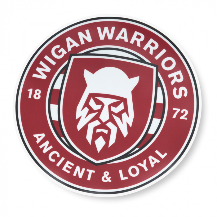 WARRIORS LARGE CREST CAR STICKER