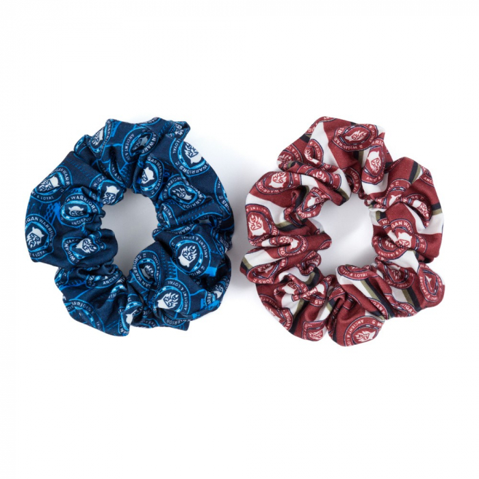 WARRIORS HAIR SCRUNCHIES - 2 PACK