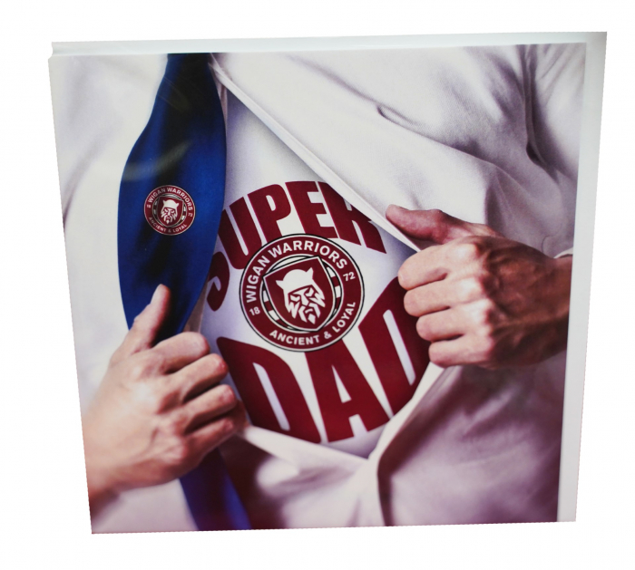 WARRIORS SUPER DAD CARD