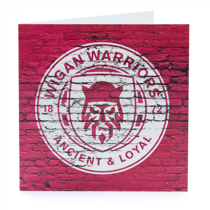 WARRIORS RED CREST CARD
