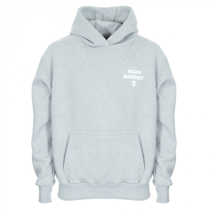 WOMENS GREY OVERSIZED HOODY