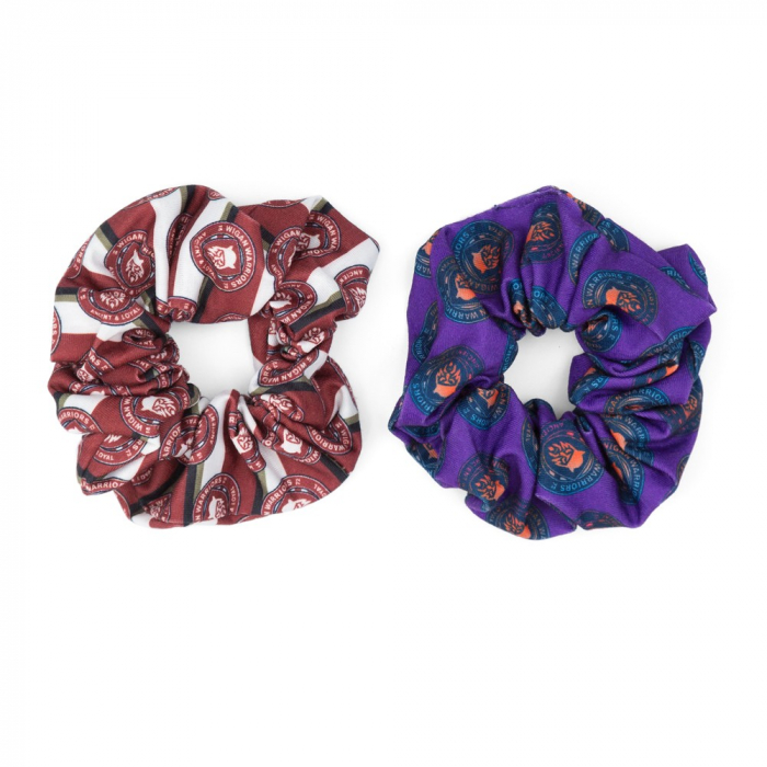 WARRIORS WOMENS AWAY HAIR SCRUNCHIES - 2 PACK