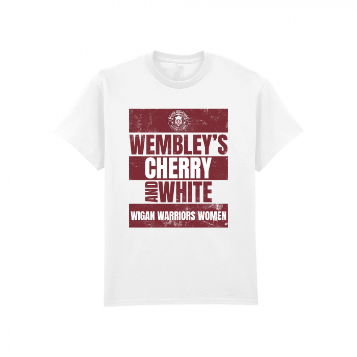 WWW WEMBLEY'S CHERRY & WHITE T-SHIRT - JUNIOR