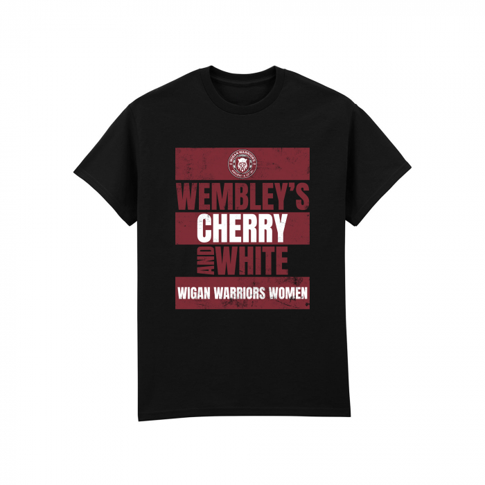 WWW WEMBLEY'S CHERRY & WHITE T-SHIRT - JUNIOR