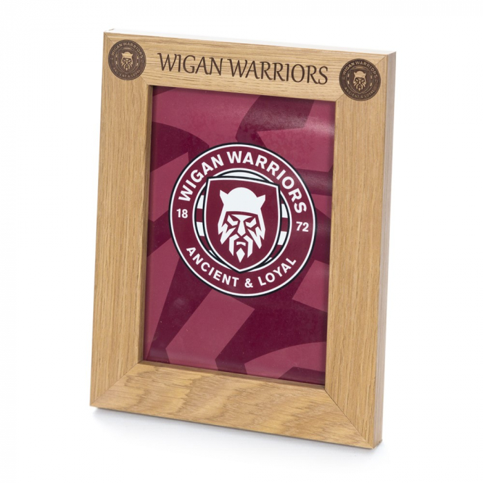 WARRIORS WOODEN PHOTO FRAME POTRAIT