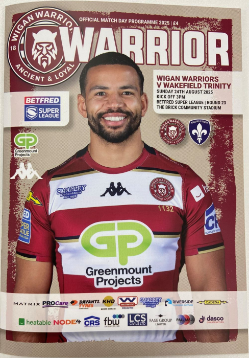 WAKEFIELD PROGRAMME 24/8/2025