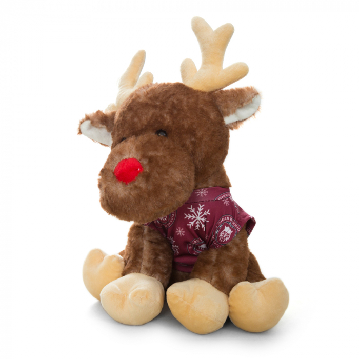 WARRIORS BROWN REINDEER SOFT TOY 