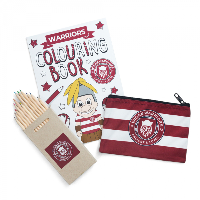 WARRIORS COLOURING BOOK SET