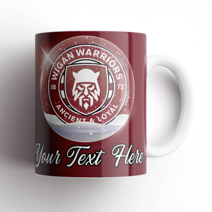 PERSONALISABLE SNOW GLOBGE MUG