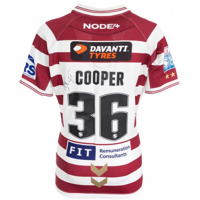 2022 Signed Home Match Shirt - Mike Cooper