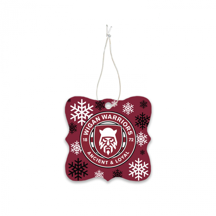 WARRIORS SNOWFLAKE DECORATION  