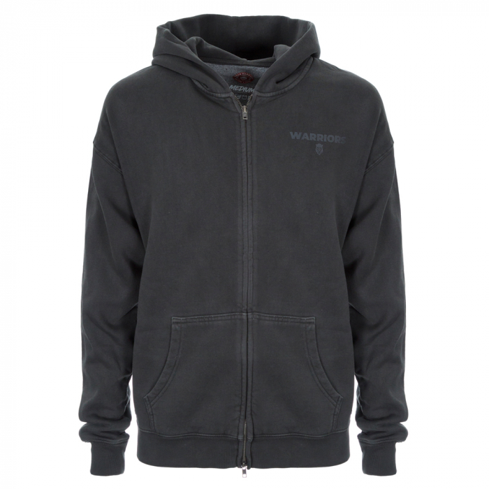 WARRIORS OVERSIZED BLACKOUT FULL ZIP HOODY