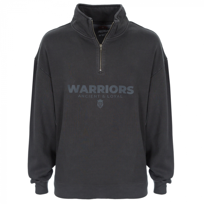 WARRIORS OVERSIZED BLACKOUT 1/4 ZIP