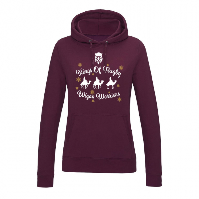 Kings Of Rugby Womens Christmas Hoodie 