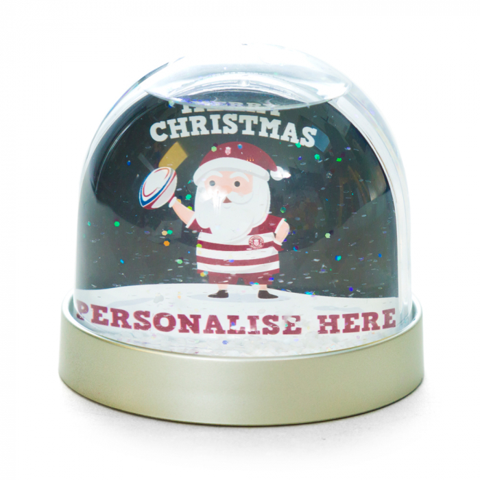 PERSONALISED SANTA SNOW GLOBE  