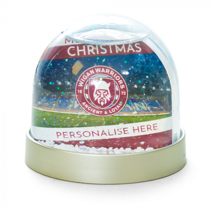 PERSONALISED STADIUM SNOW GLOBE 