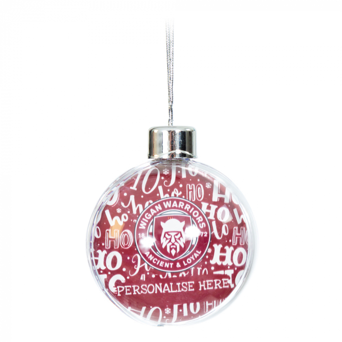 PERSONALISED HoHoHo BAUBLE 
