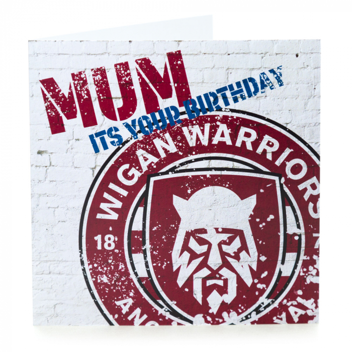 WARRIORS MUM ITS YOUR BIRTHDAY CARD