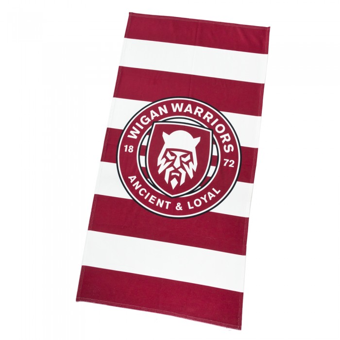 WARRIORS STRIPE BEACH TOWEL
